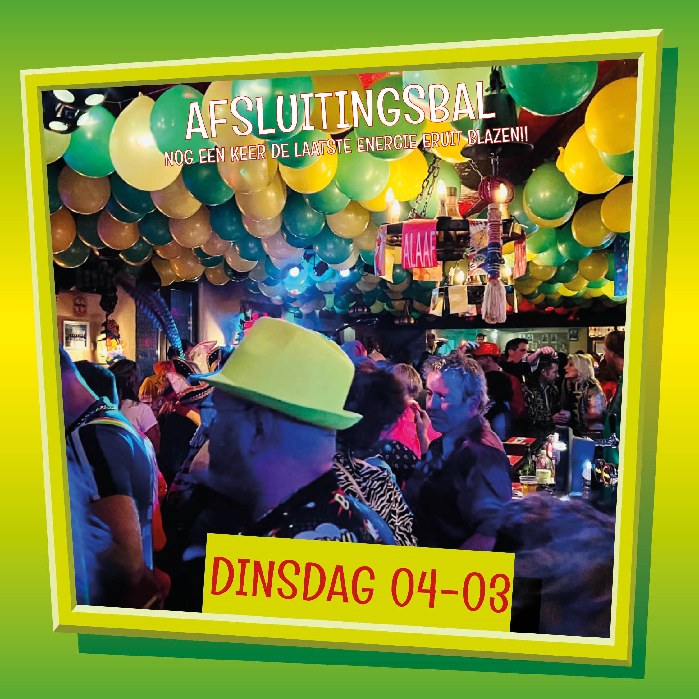 Afsluiting Carnaval 2025 bij De Paal