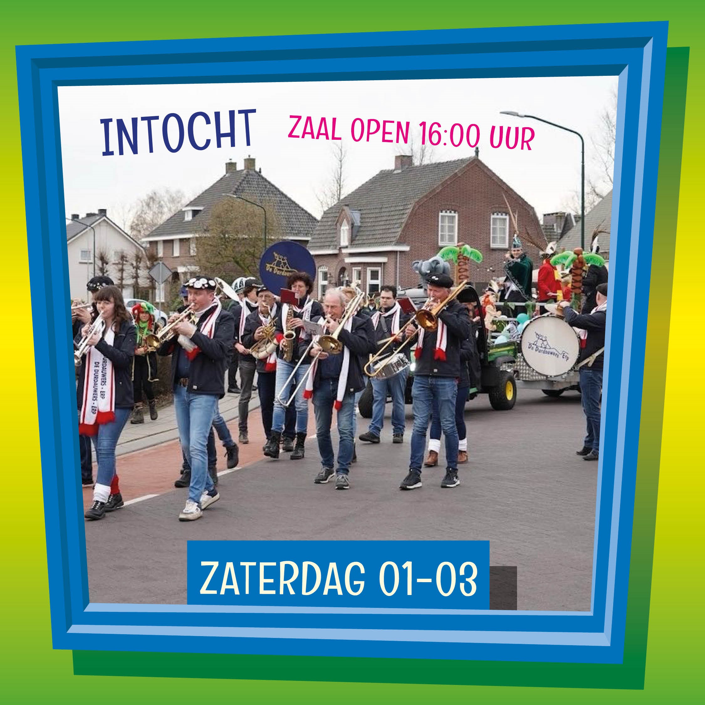 Intocht Erp Carnaval zaterdag 1 maart 2025